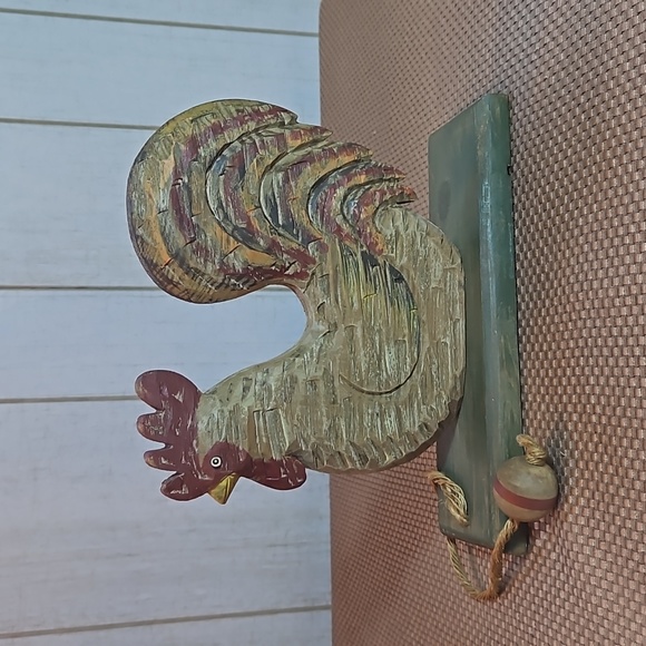 Vintage Rooster decor wooden display piece 🐓 - Picture 1 of 8